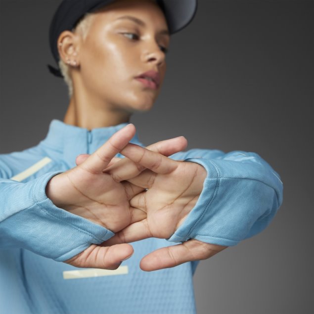 Camiseta De Running De Manga Larga Reflect At Night X-city Adidas Azul