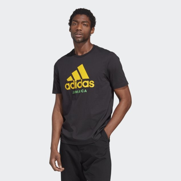 Adidas Jamaica Camiseta Gráfica Negra