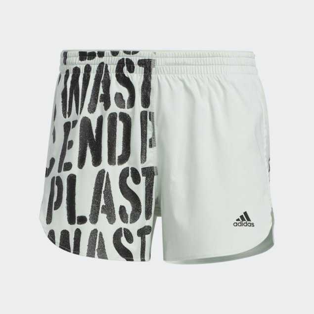 Pantalones Cortos De Running Con Calzoncillos Interiores Adidas Run Fast Verde