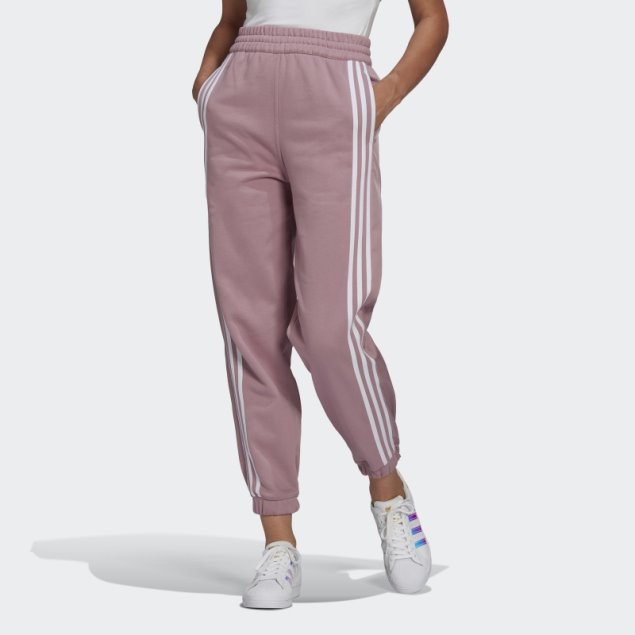 Malva Joggers Adidas Adicolor Classics Con Dobladillo Trasero Tejido