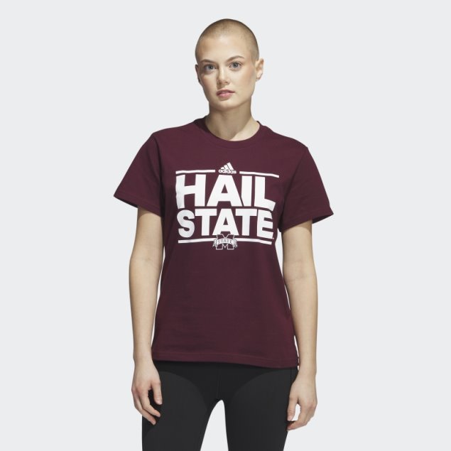 Camiseta Granate De Manga Corta Adidas Playmaker