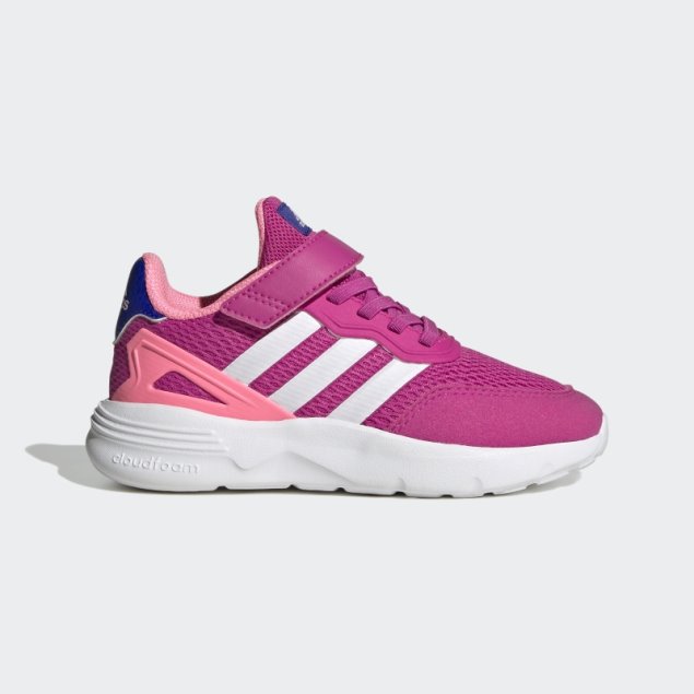 Zapatillas Adidas Nebzed Con Top De Encaje Elastico Fucsia