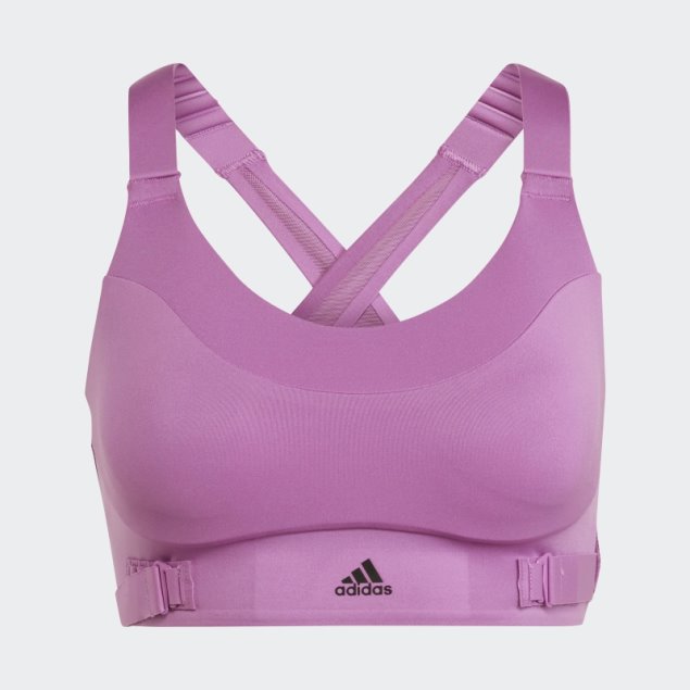 Sujetador Fastimpact Luxe Run Lila Adidas