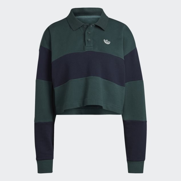 Adidas Originals Class Of 72 Crop Crew Sudadera Moda Mineral Verde