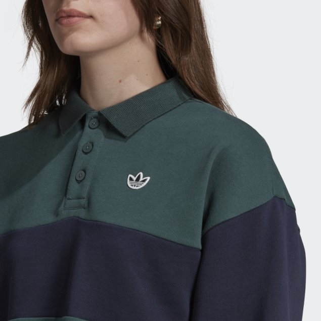 Adidas Originals Class Of 72 Crop Crew Sudadera Moda Mineral Verde