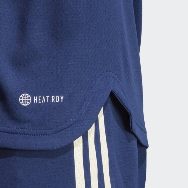 Camiseta Italia Tiro 23 Pro Adidas Azul Oscuro