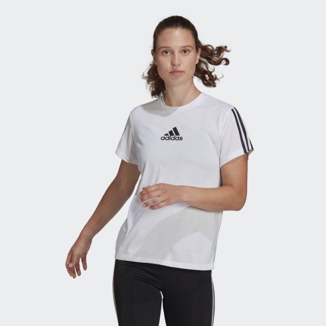 Aeroready Made For Training Camiseta Tacto Algodón Adidas Blanco