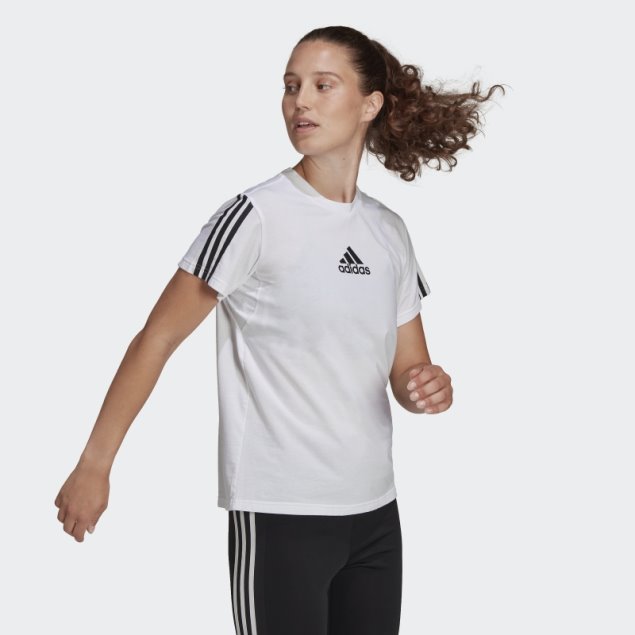 Aeroready Made For Training Camiseta Tacto Algodón Adidas Blanco