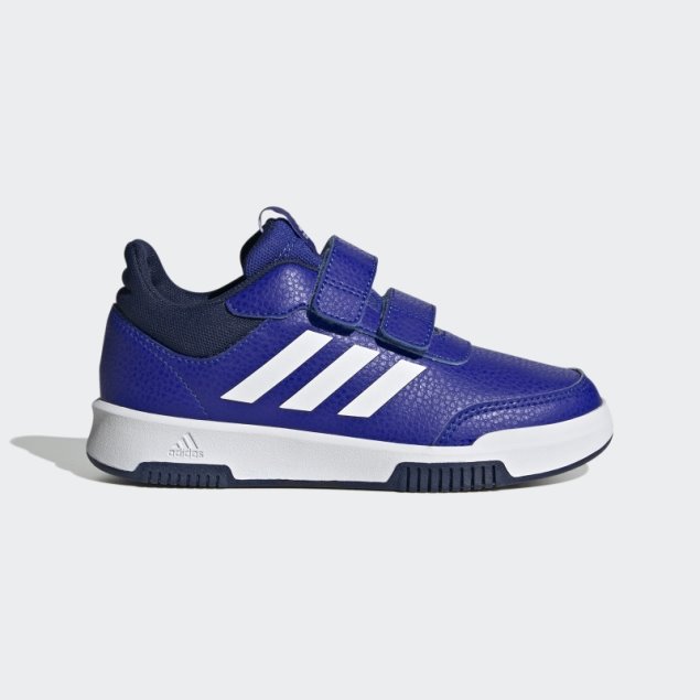 Azul Oscuro Adidas Tensaur Gancho Y Bucle Zapatos Caliente