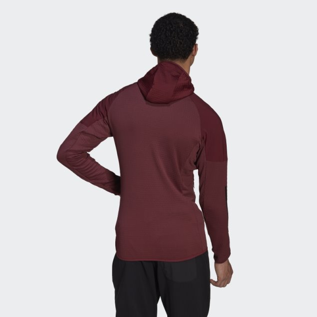 Adidas Techrock Flooce Wind Chaqueta Con Capucha Rojo