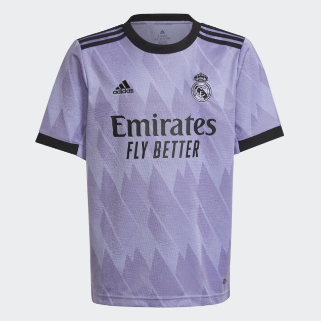 Adidas Camiseta Real Madrid 22/23 Segunda Equipación Violeta Claro Moda