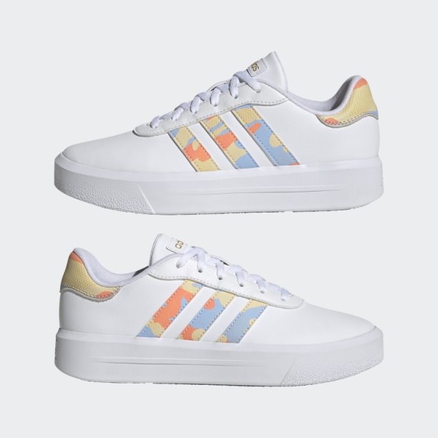 Adidas Court Plataforma Zapatos Blanco