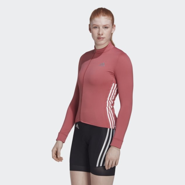 Maillot Ciclista Manga Larga Adidas The Cold.rdy Rojo