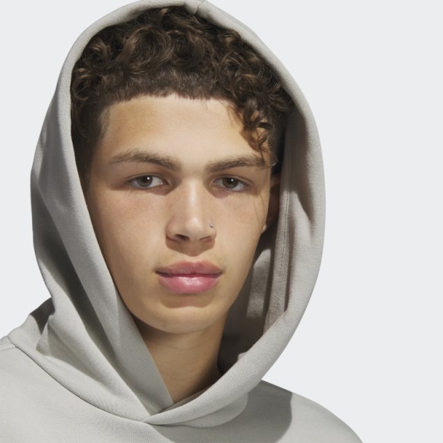 Sudadera Con Capucha Adidas Legends Gris Metal