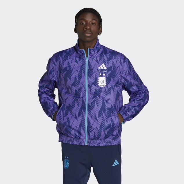 Chaqueta Adidas Argentina Himno Azul Claro