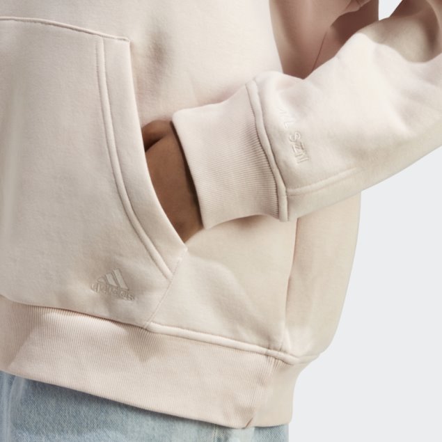 Adidas All Szn Fleece Boyfriend Sudadera Con Capucha Cuarzo
