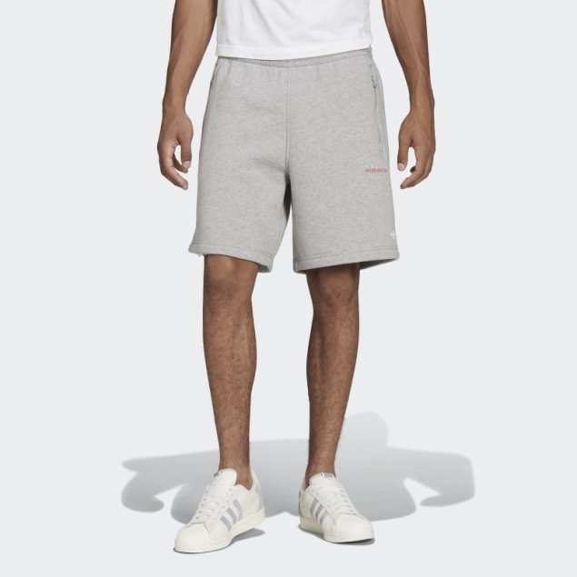 Shorts Sport Club Adidas Gris Medio