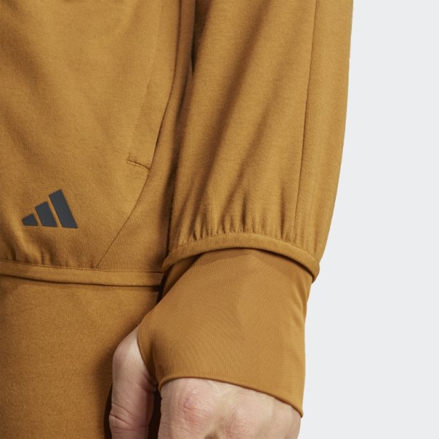 Adidas Yoga Base Training Aeroready Sudadera Con Cremallera Completa Bronce