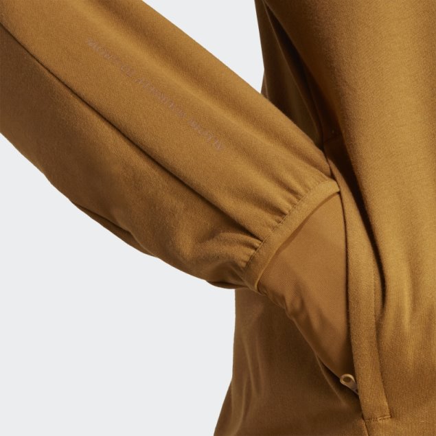 Adidas Yoga Base Training Aeroready Sudadera Con Cremallera Completa Bronce