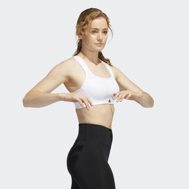 Sujetador Deportivo De Alta Sujeción Tlrd Impact Blanco Adidas