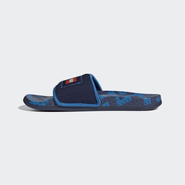 Adidas Adilette Comfort X Lego Slides Azul Oscuro Caliente