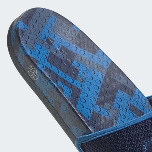 Adidas Adilette Comfort X Lego Slides Azul Oscuro Caliente