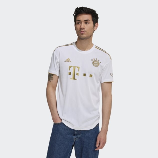 Camiseta Fc Bayern 22/23 Primera Equipación Adidas Blanca