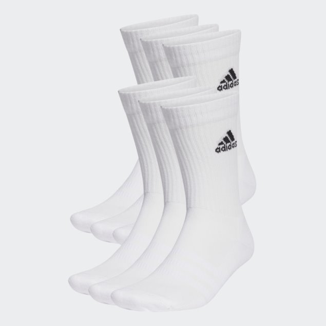Calcetines Adidas Sportswear Acolchados Blancos 6 Pares