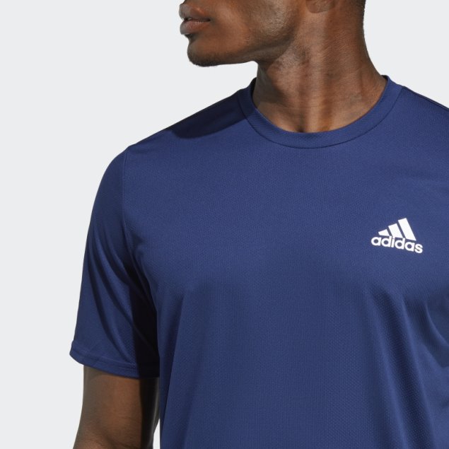 Camiseta Azul Oscuro Aeroready Diseñada Para El Movimiento Adidas