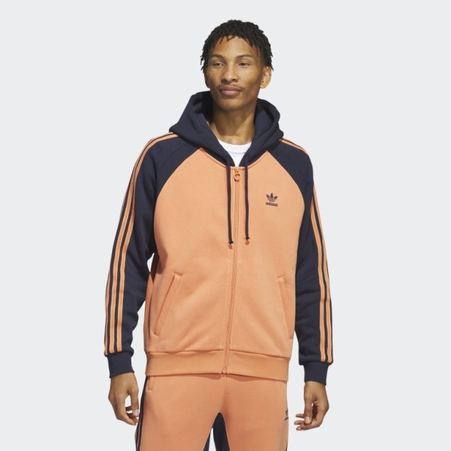 Chamarra De Chándal Con Capucha Sst Adidas Hazy Cobre