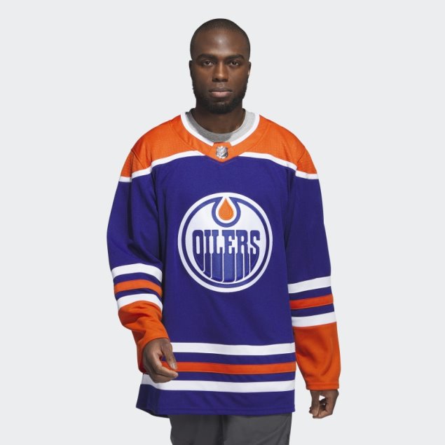 Oilers Home Autentica Camiseta Royal 08 Ccm-sld Adidas
