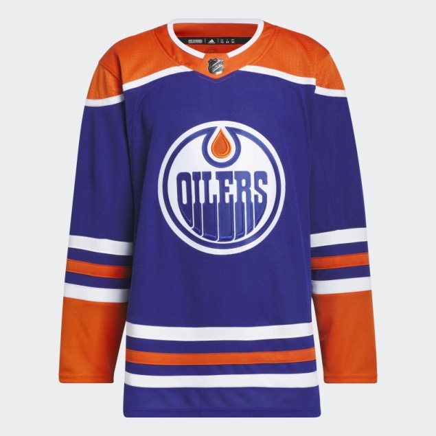 Oilers Home Autentica Camiseta Royal 08 Ccm-sld Adidas