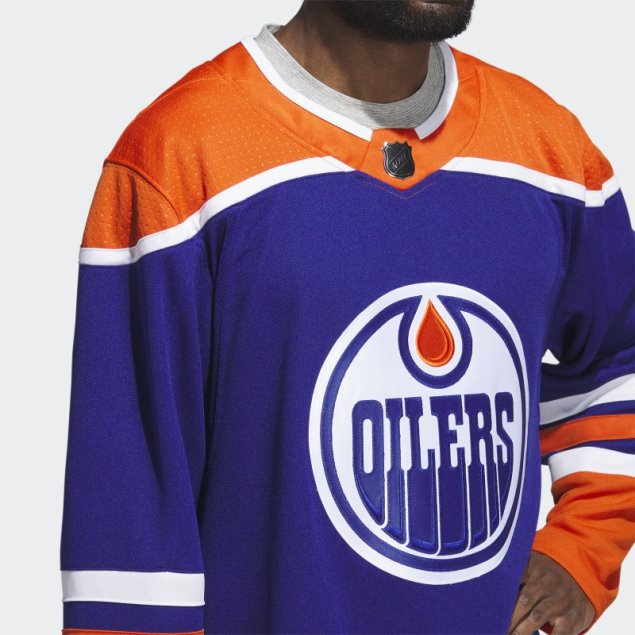 Oilers Home Autentica Camiseta Royal 08 Ccm-sld Adidas
