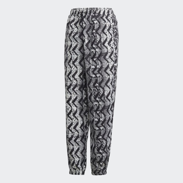 Pantalones De Chándal Con Estampado Integral Negro Adidas