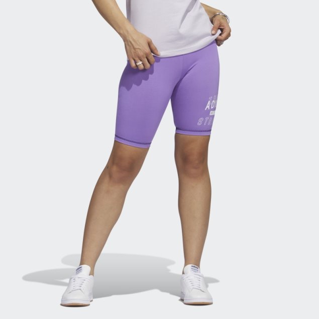 Adidas Sport Statement Bike Shorts Violeta