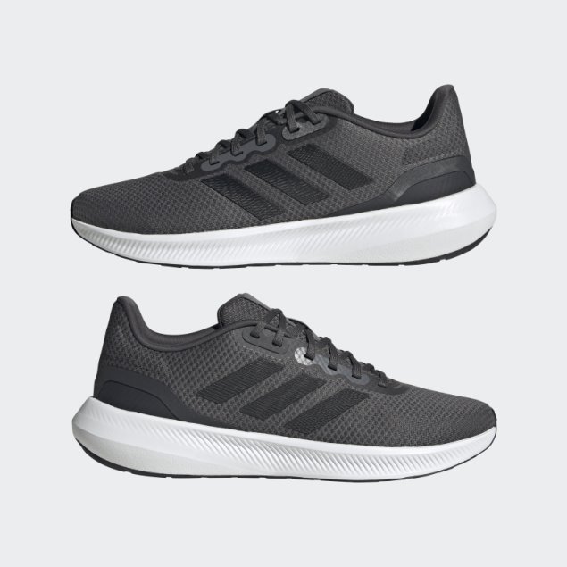 Zapatillas Adidas Runfalcon 3 Cloudfoam Bajas Gris