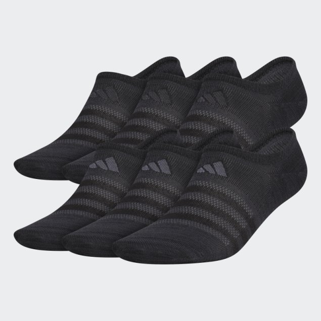 Adidas Superlite Super-no-show Calcetines 6 Pares Negro