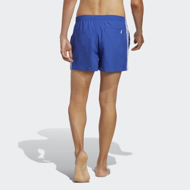 Adidas Shorts De Baño Azul Originals Adicolor Con 3 Rayas