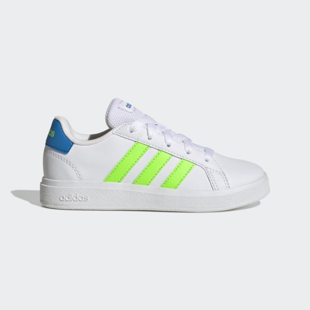 Adidas Grand Court Lifestyle Tenis Con Cordones Verde
