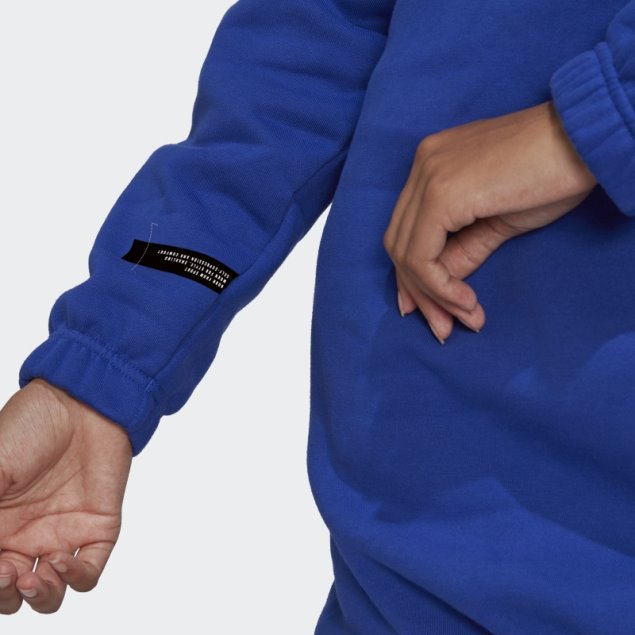 Vestido Tipo Jersey Con Media Cremallera Adidas Azul