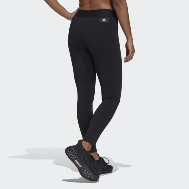 Negro Caliente Adidas Sportswear Iconos Futuros Legging