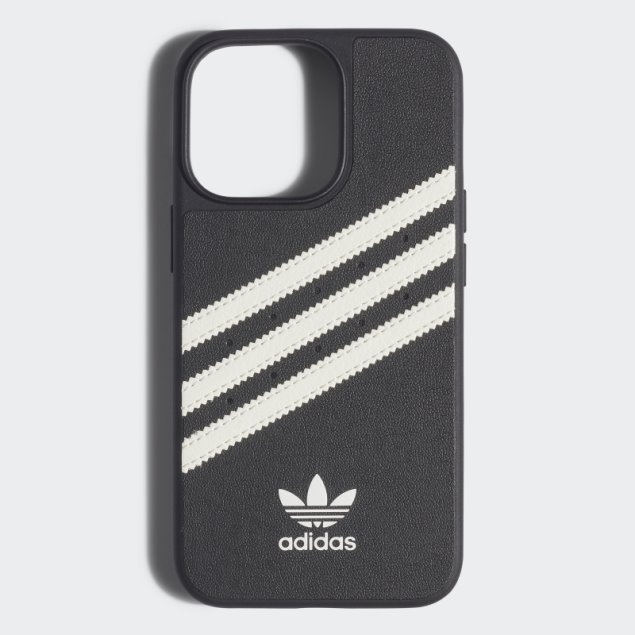 Funda Negra Adidas O Pu Moldeada Para Iphone 13/13 Pro Fashion
