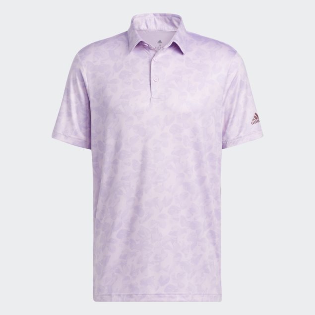 Polo Con Estampado Prisma De Adidas Brillo Violeta