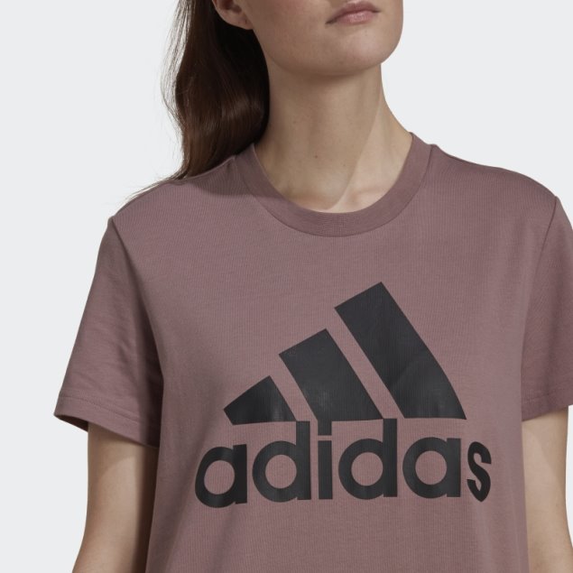 Vestido Con Logo Esencial Adidas Morado