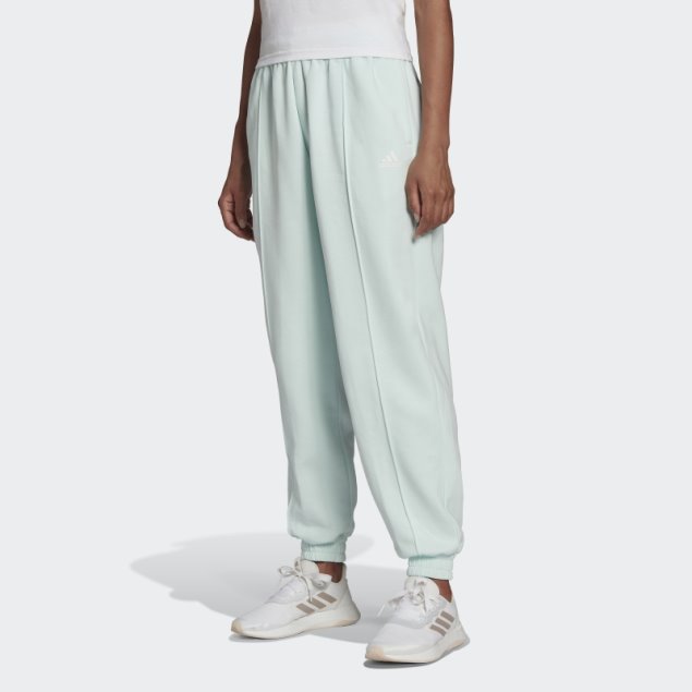 Pantalones Essentials Studio De Forro Polar Ice Mint Adidas