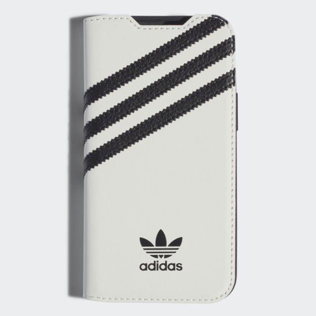 Funda Adidas Blanca O Booklet Pu Para Iphone 13/13 Pro Caliente