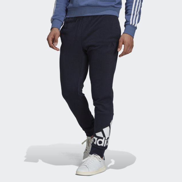 Pantalones Con Logo En Los Puños Cónicos De Rizo Francés Adidas Ink