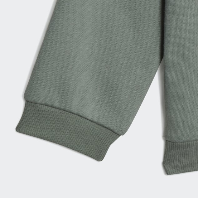 Conjunto De Jogger Insignia De Deporte Verde Plata Adidas