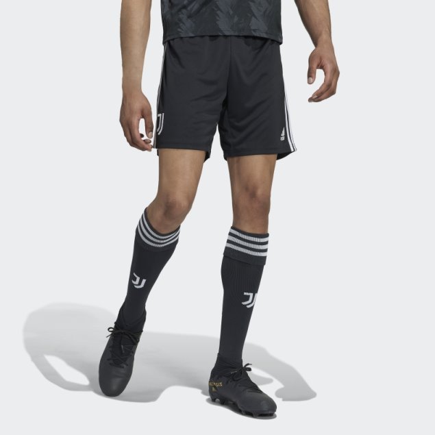 Pantalón Corto Negro 2ª Equipación Juventus 22/23 Adidas