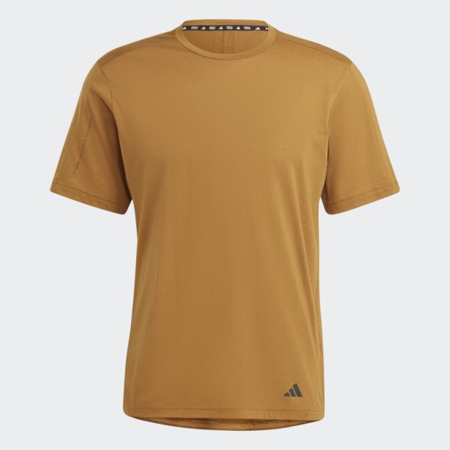 Camiseta De Entrenamiento Adidas Yoga Base Bronce